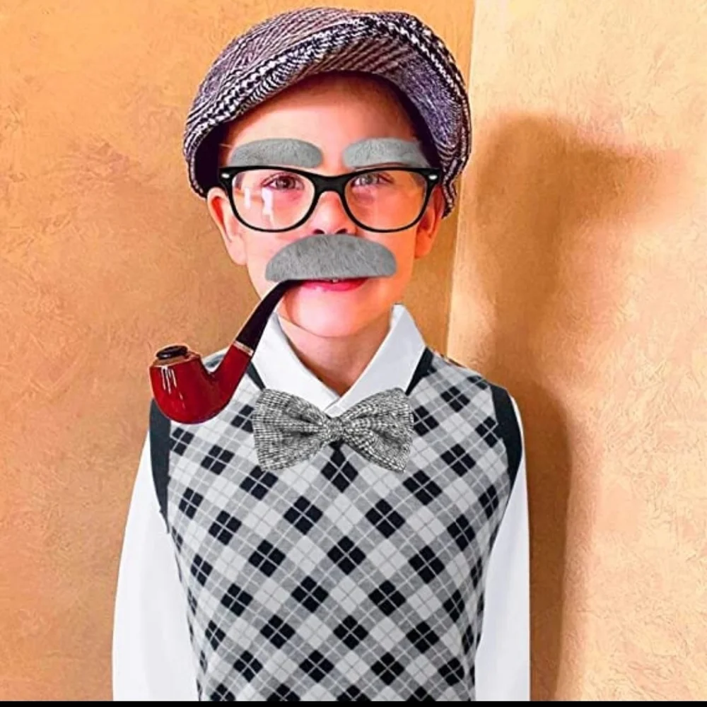 Kids Argyle Sweater Vest Costume